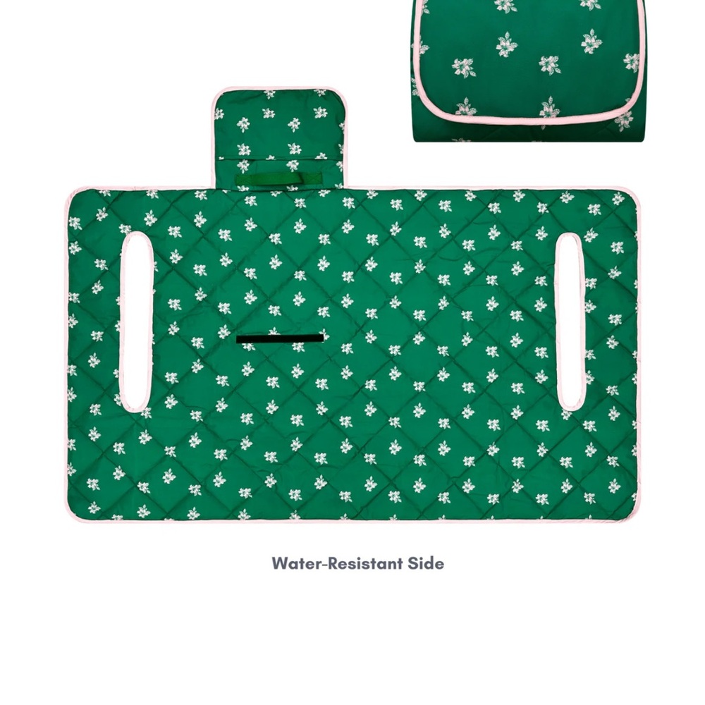 Birdie Girl Pink and Green Azalea Golf Cart Seat Cover